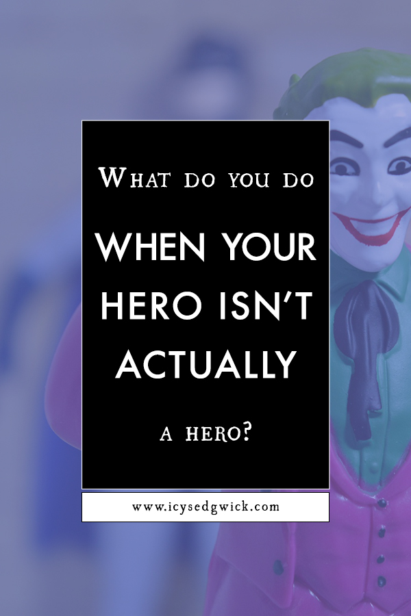 Writing a hero can be difficult - especially when your protagonist is more of an anti-hero! What do you do when you realise your hero isn't actually a hero?