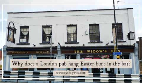 The Widow's Son pub in Bromley-by-Bow is famous for its collection of hot cross buns above the bar. But why are they hanging there? Click to find out.