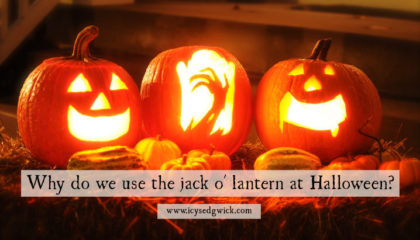 The Jack o' Lantern, like trick or treating and fancy dress, is synonymous with Halloween. But why do we use them, and where does the custom come from?