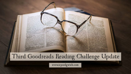 As I finish the 2017 Goodreads Reading Challenge, how many books have I read between September and December, and which novels did I finish?