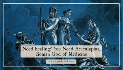 Aesculapius was the Roman God of Healing and Medicine (Asclepius in Greece). But who is he and why is he such a fascinating figure in the study of ancient Greece and Rome? Click here to meet him!