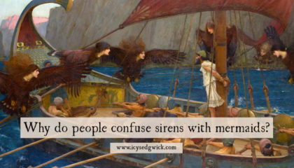 Many think sirens were beautiful creatures who sang to lure sailors to their death. But why do images show them with fish tails when they were bird women?