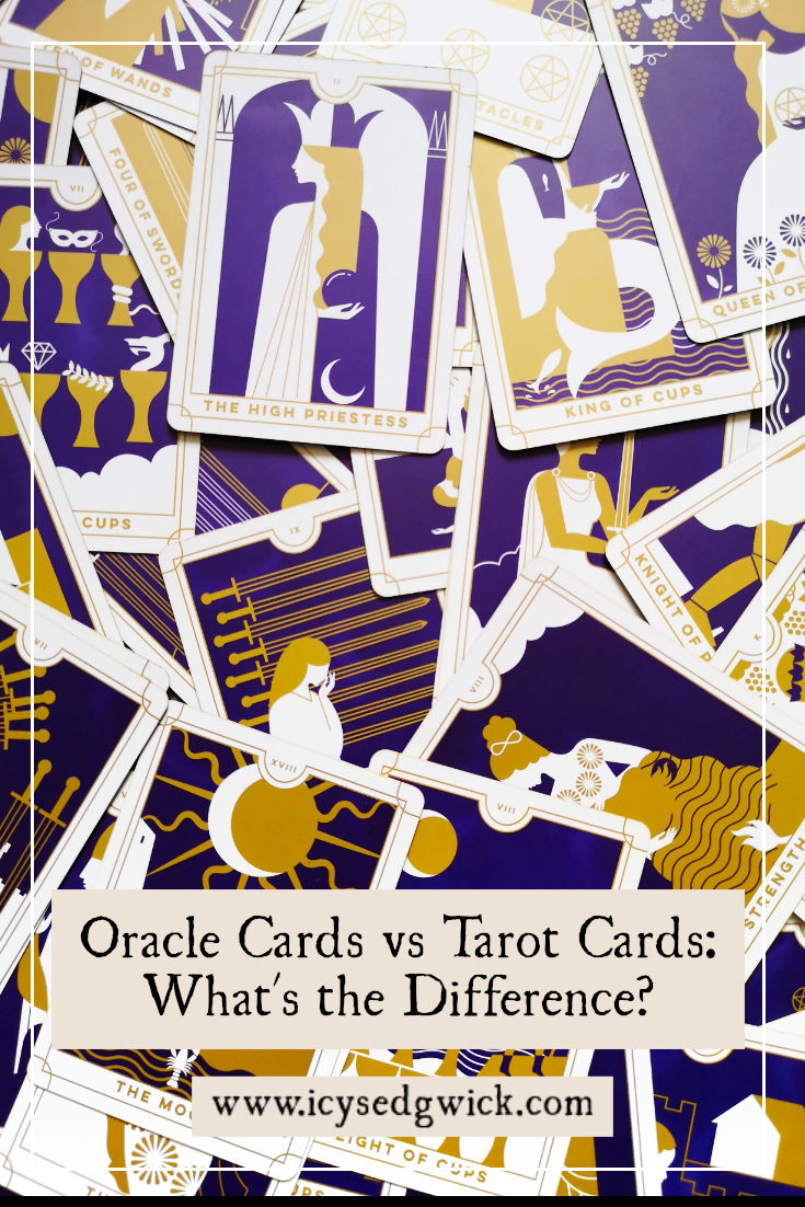 Oracle Cards vs Tarot Cards What's the Difference? Icy Sedgwick