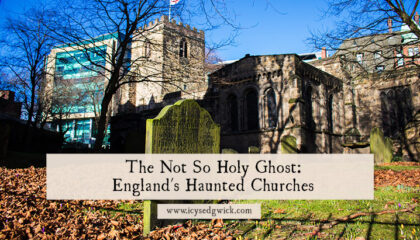 Tales of England's haunted churches include phantoms from the future, ghostly birds, spectral organ music and eerie lights in the churchyard!