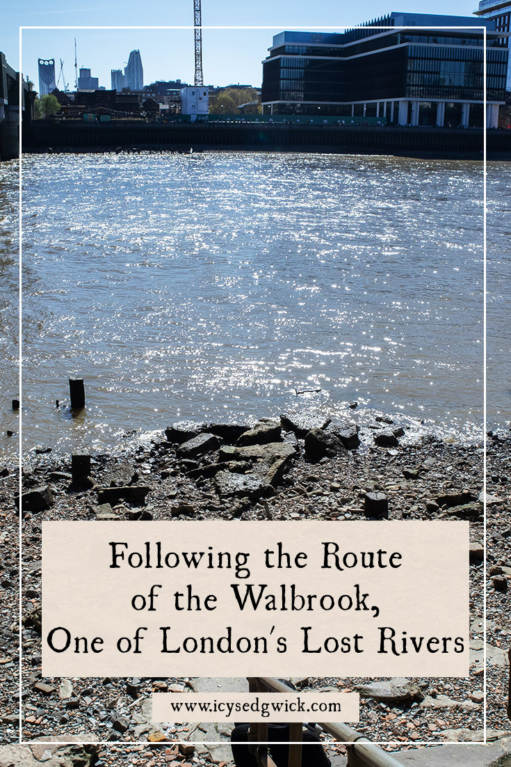 The Walbrook is one of London's many lost rivers. I traced its route, following the folklore and history of London along the way.